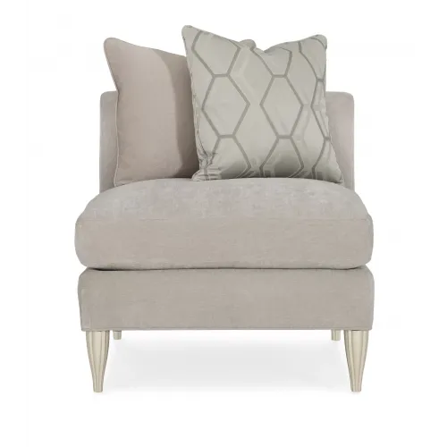 Caracole Fret Knot Armless Chair Sectional Gracious Style