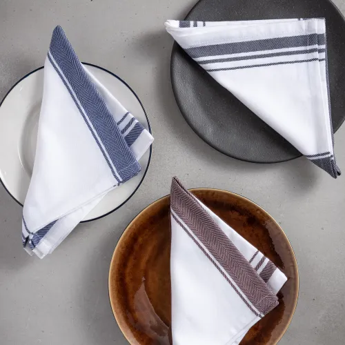 Costa Nova Maria Portuguese Linen Napkins, Set of 4, 8 Colors on