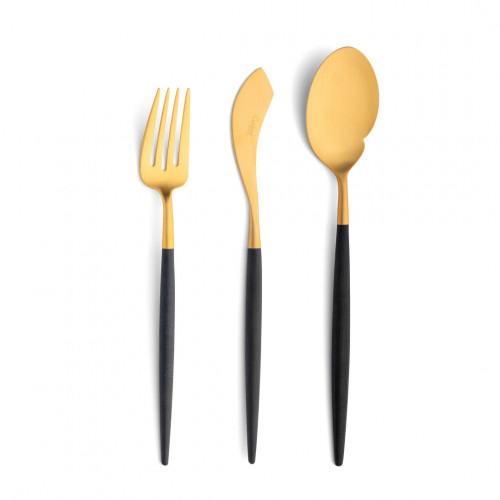 Cutipol EBONY GOLD Cutlery Set – Bright Kitchen