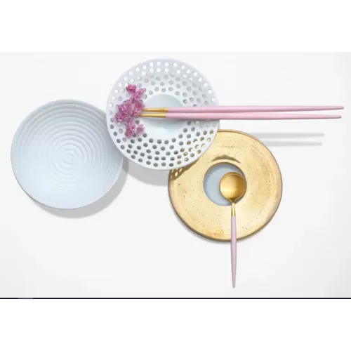 Gold Luxury Chopstick & Spoon Set - Empire Chopsticks