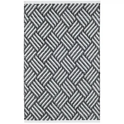 Samson Black Handwoven Indoor/Outdoor Rug