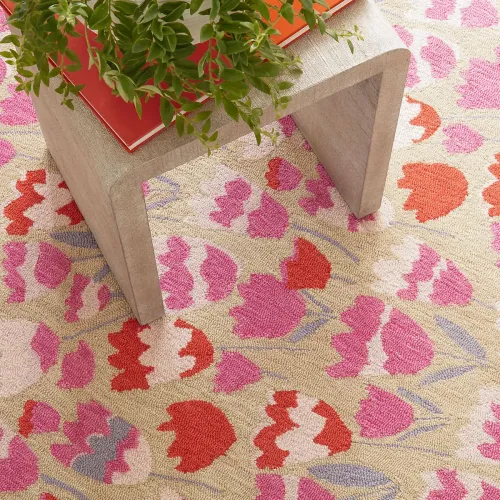 Pandora Pink Hand Loom Knotted Rug