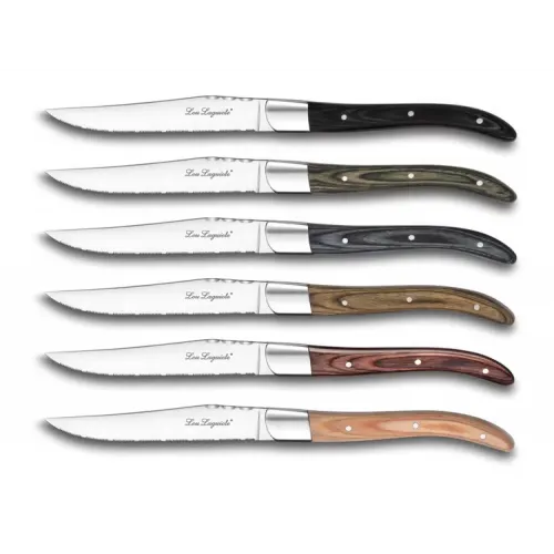 Lou Laguiole Louis Steak Knives, Set of 6