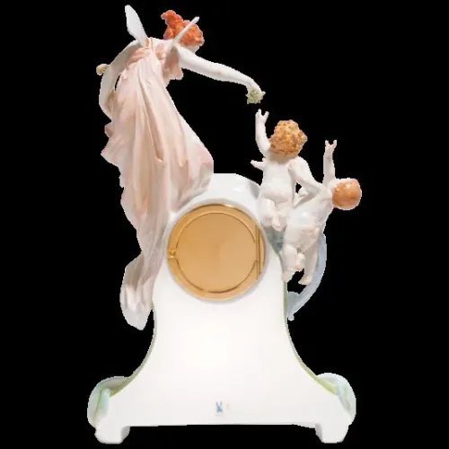 Meissen Limited Masterworks 2019 Art Nouveau Clock With Helianthemum H ...