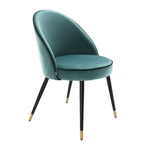 Eichholtz Dining Chair Cooper Roche Turquoise Velvet Set Of 2 ...