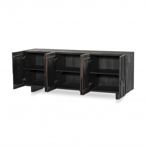 Four Hands Rivka Media Console Dark Totem Gracious Style