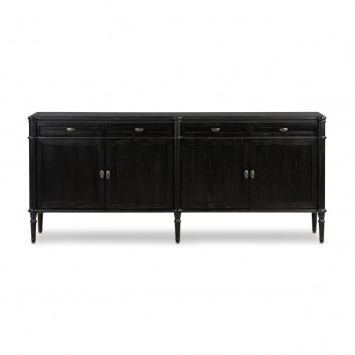 Four Hands Toulouse Sideboard Distressed Black Oak Gracious Style