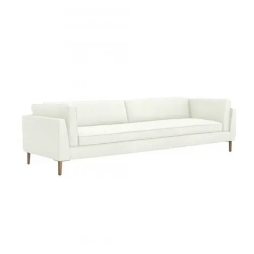 Interlude Home Miles II Grand Sofa, Shell | Gracious Style