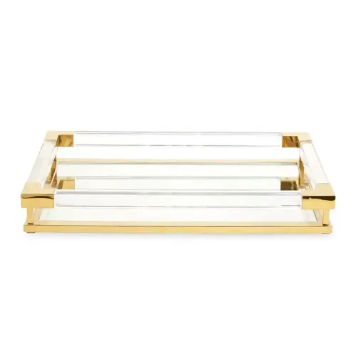 Jonathan Adler Acc Jacques Tray Brass | Gracious Style