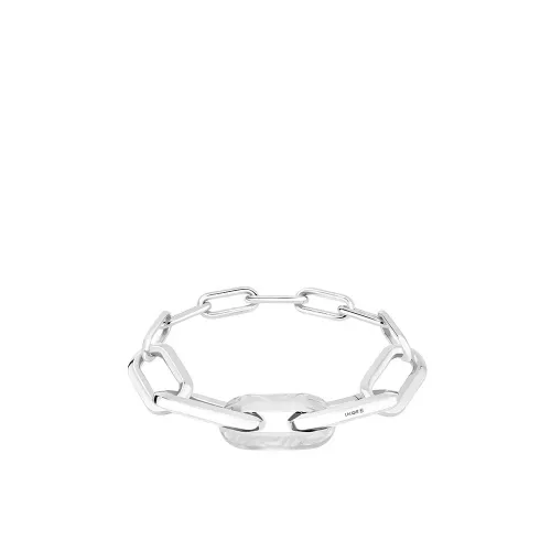 Lalique Empreinte Animale Bracelet, Clear Crystal, Silver, Small