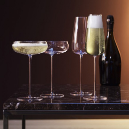 LSA Wine & Champagne Flutes, Set of 2 - Clear