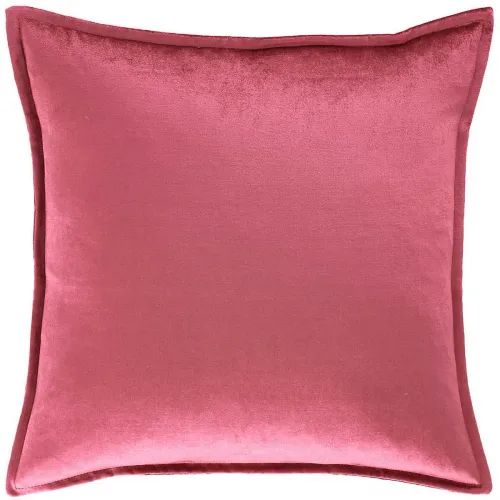 Panne Velvet Coral Decorative Pillow