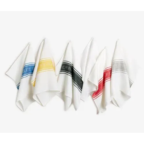 Candy Cotton 100% Cotton set of 12 Kitchen Dish Towels, with Hanging Loop,  for Drying Dishes, 18x28, Multi-color 