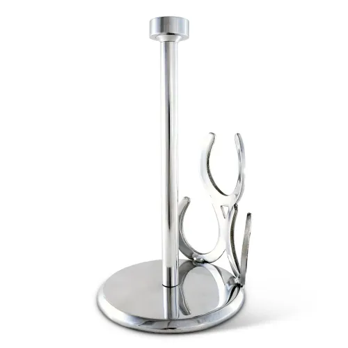 BERNADOTTE functional paper towel holder in stainless steel