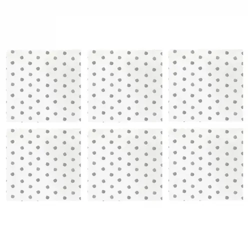 Vietri Papersoft Napkins Bianco Solid Dinner Napkins (Pack of 50)