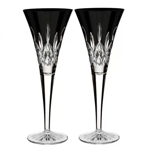 Waterford Lismore Tall Flute Set of 2