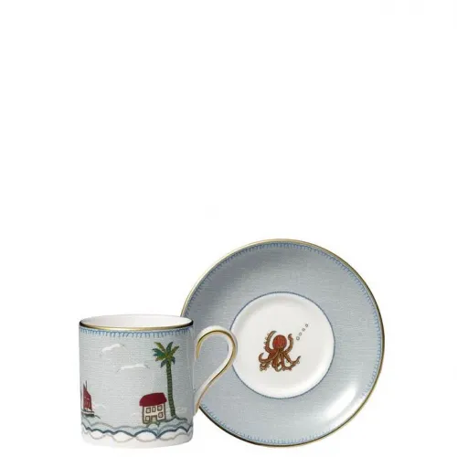 Wedgwood Mythical Creatures Espresso Cup & Saucer Set