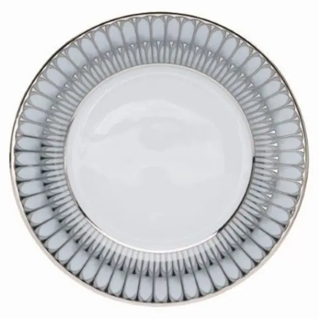 Arcades Grey/Shiny Platinum  Dessert Plate