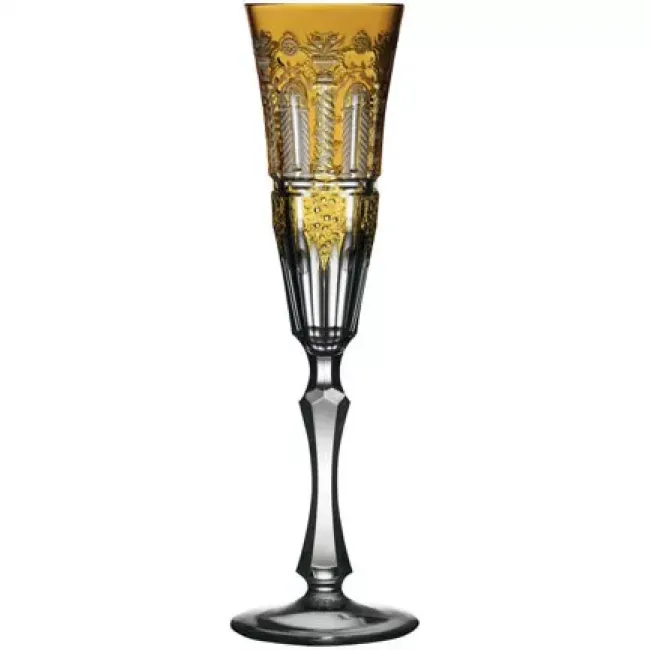 Athens Amber Champagne Flute