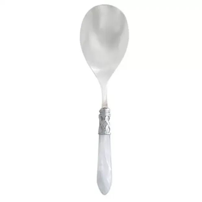 Aladdin Brilliant White Serving Spoon 10.25"L