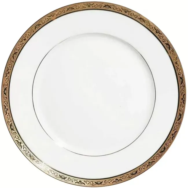 Ambassador Gold Dinner Plate Rd 10.6"