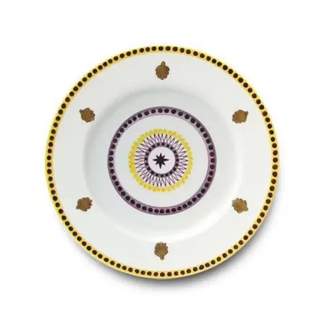 Agra Yellow Dinner Plate 10.25 in Rd