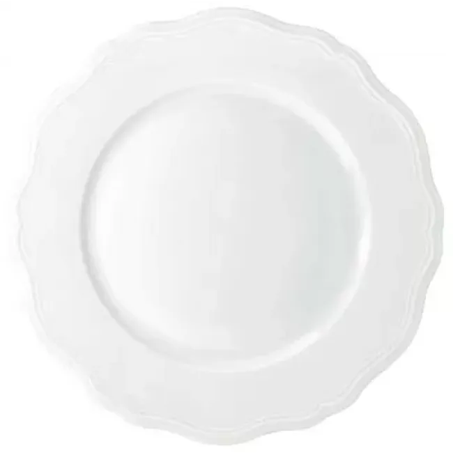 Argent White Dinner Plate Rd 10.6"