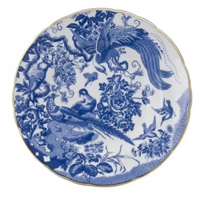 Aves Blue Fluted Dessert Plate