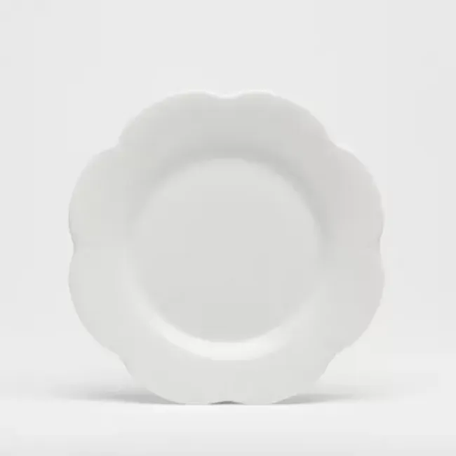 Nymphea White Dessert Plate