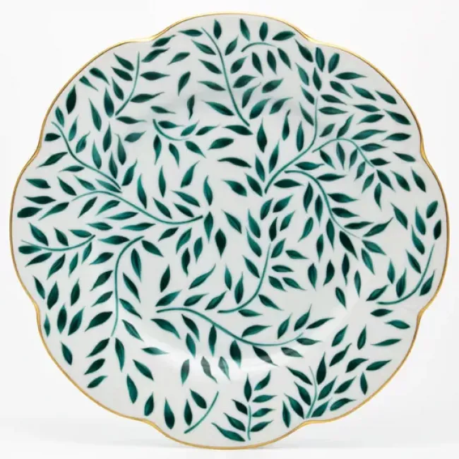 Olivier Green Round Flat Platter