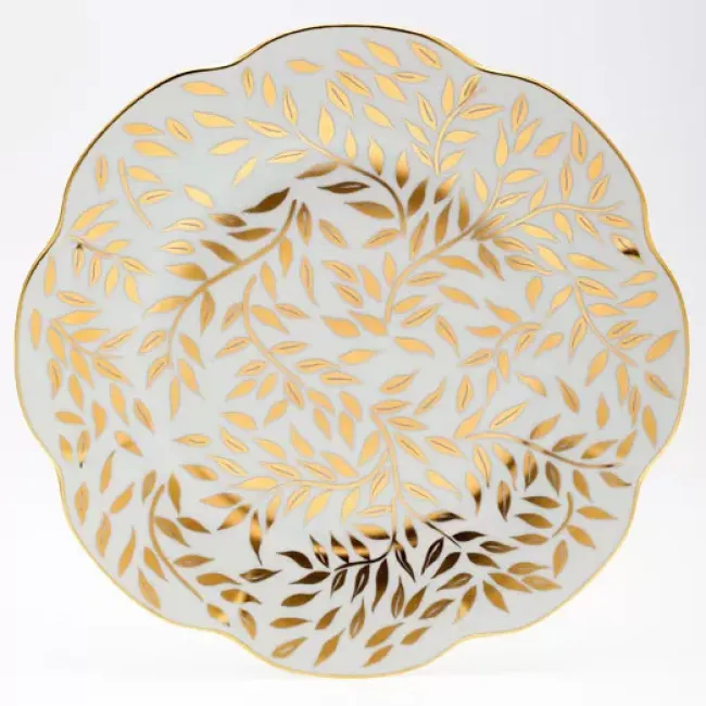Olivier Gold Round Flat Platter