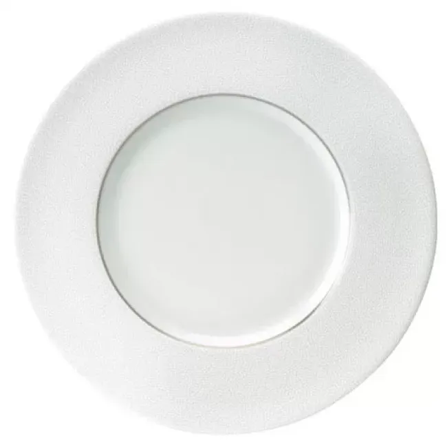 Seychelles Matte Platinum Filet Dinner Plate Large Rim