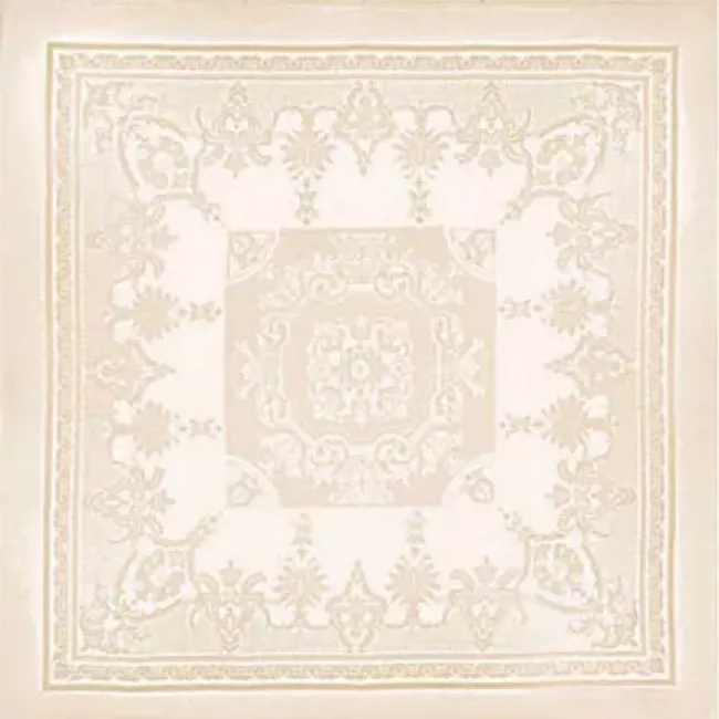 Beauregard Ivory 100% Cotton Tablecloth 75" x 98"