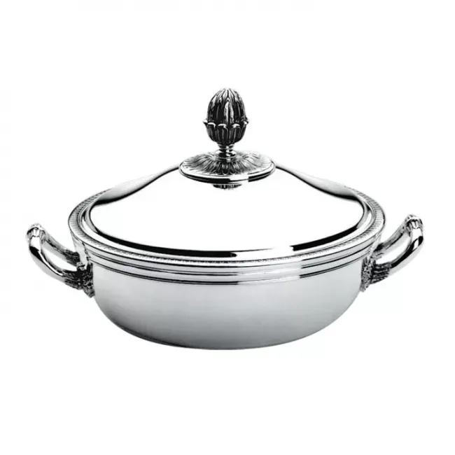 Malmaison Vegetable Dish With Lid Silverplated