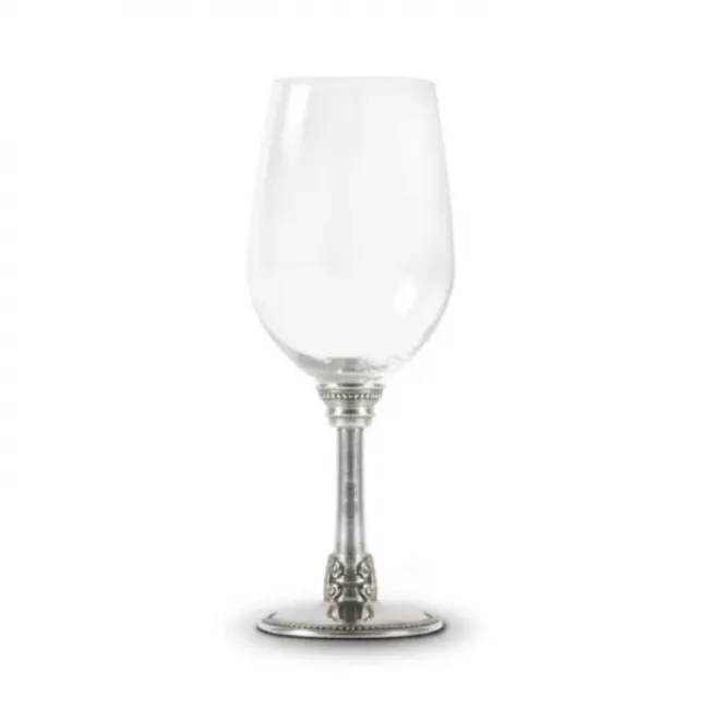 Medici Pewter Stem White Wine Glass