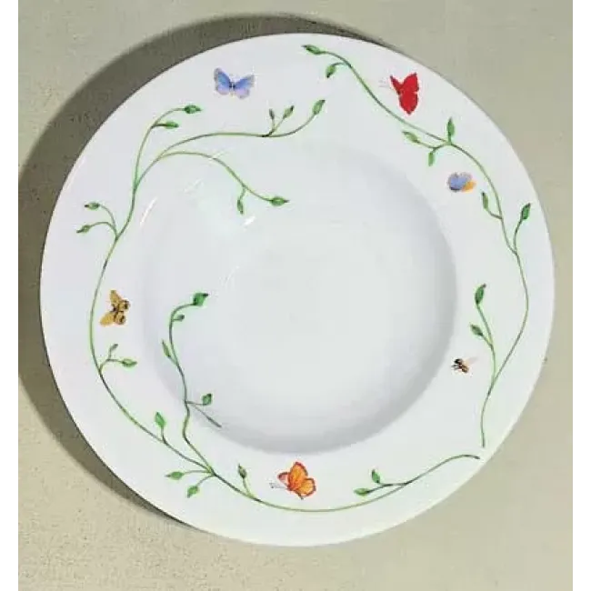Wing Song/Histoire Naturelle Rim Soup Plate Round 8.3 in.