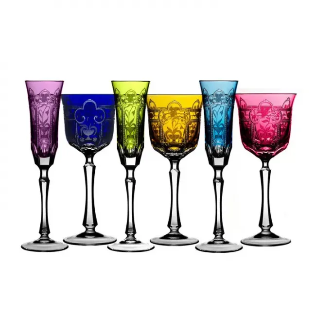 Imperial Sky Blue Red Wine Glass H