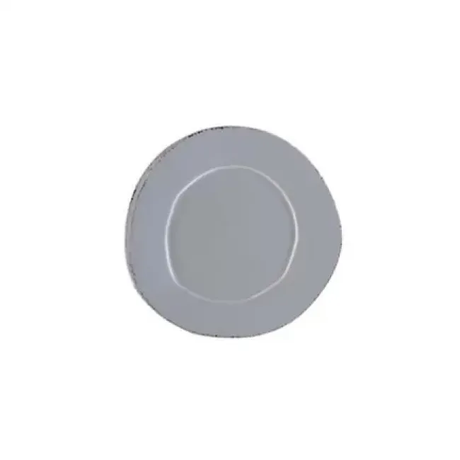 Lastra Gray Canape Plate 6.25"D