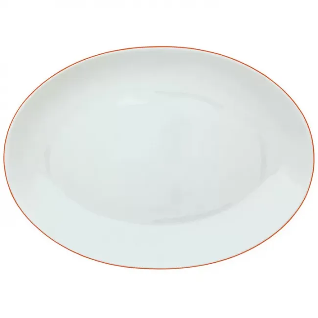 Monceau Orange Abricot Oval Dish/Platter Medium 36 in. x 26 in.