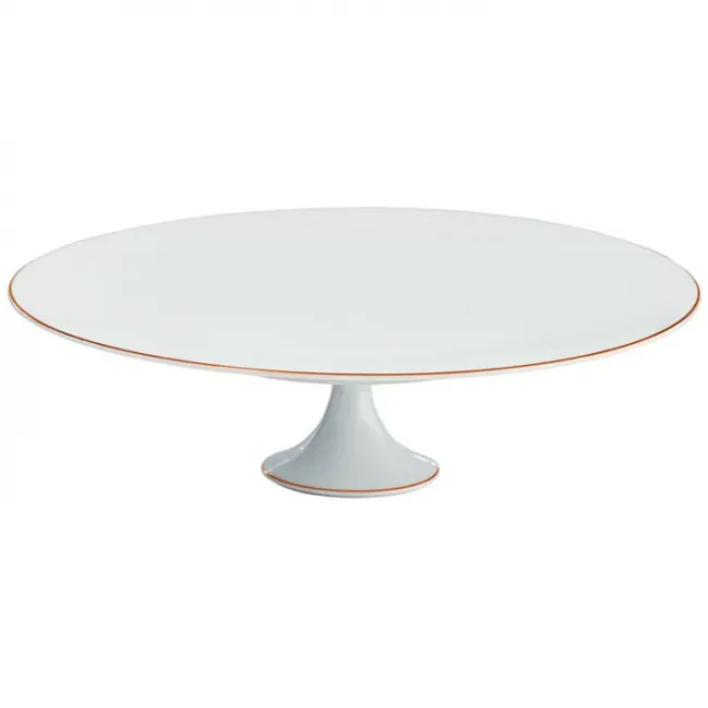 Monceau Orange Abricot Petit Four Stand Large Round 10.6 in.