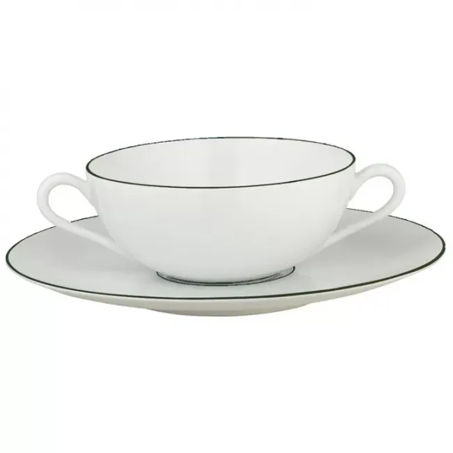 Monceau Empire Green Cream Soup Cup Rd 4.64566"