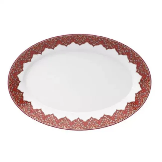 Dhara Red Oval Platter (Special Order)