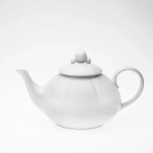 Nymphea White Teapot Large