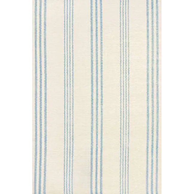 Swedish Stripe Woven Cotton Rug 4' x 6'
