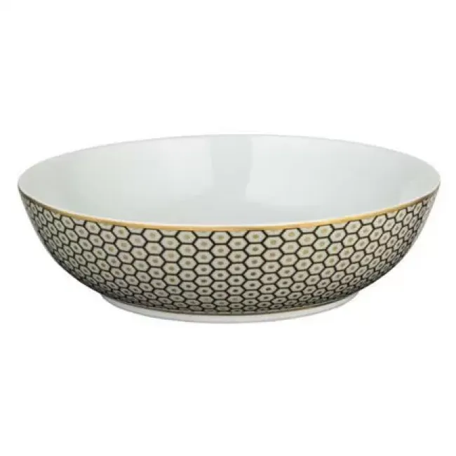 Tresor Brown Breakfast Coupe Plate Deep motive No3 Round 6.6929 in.