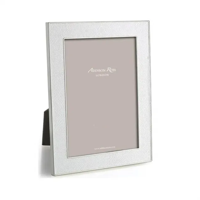 White Snake and Silver Natural Picture Frame 5 x 7 in