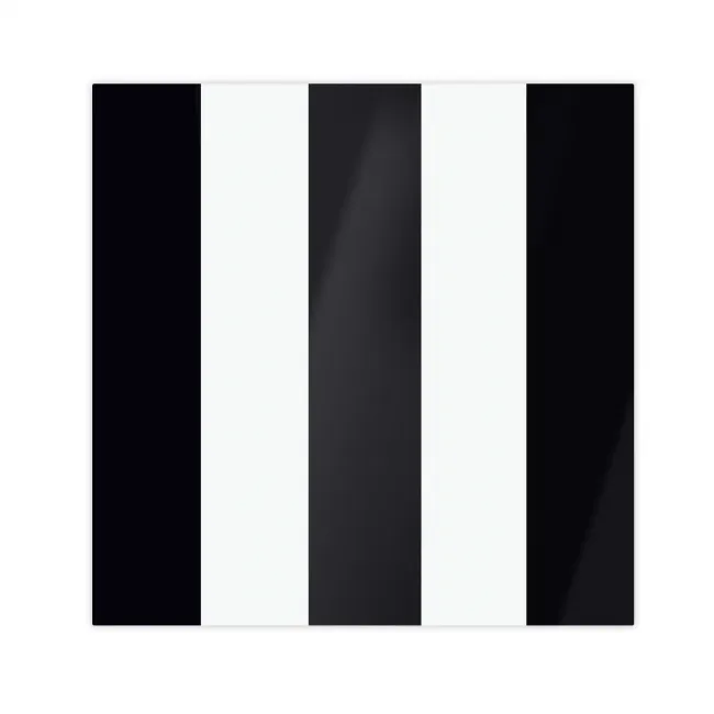 12 x 12 in Set of Four Black & White Placemats