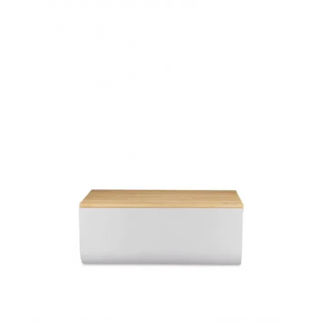 Mattina Steel Bread Box Storage Container - Warm Grey
