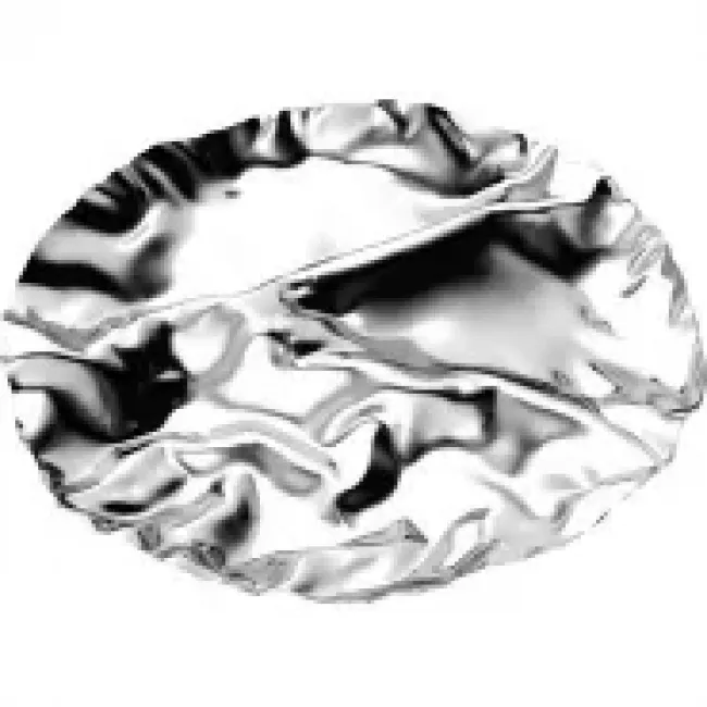 Lluis Clotet Wrinkled Inspirations Pepa Hors D'Oeuvre Chip And Dip Tray