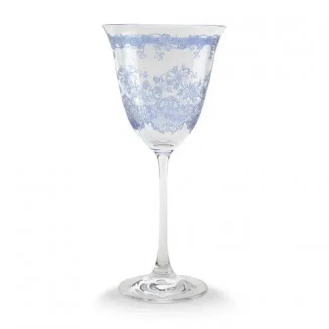 Giardino Blue Wine Glass